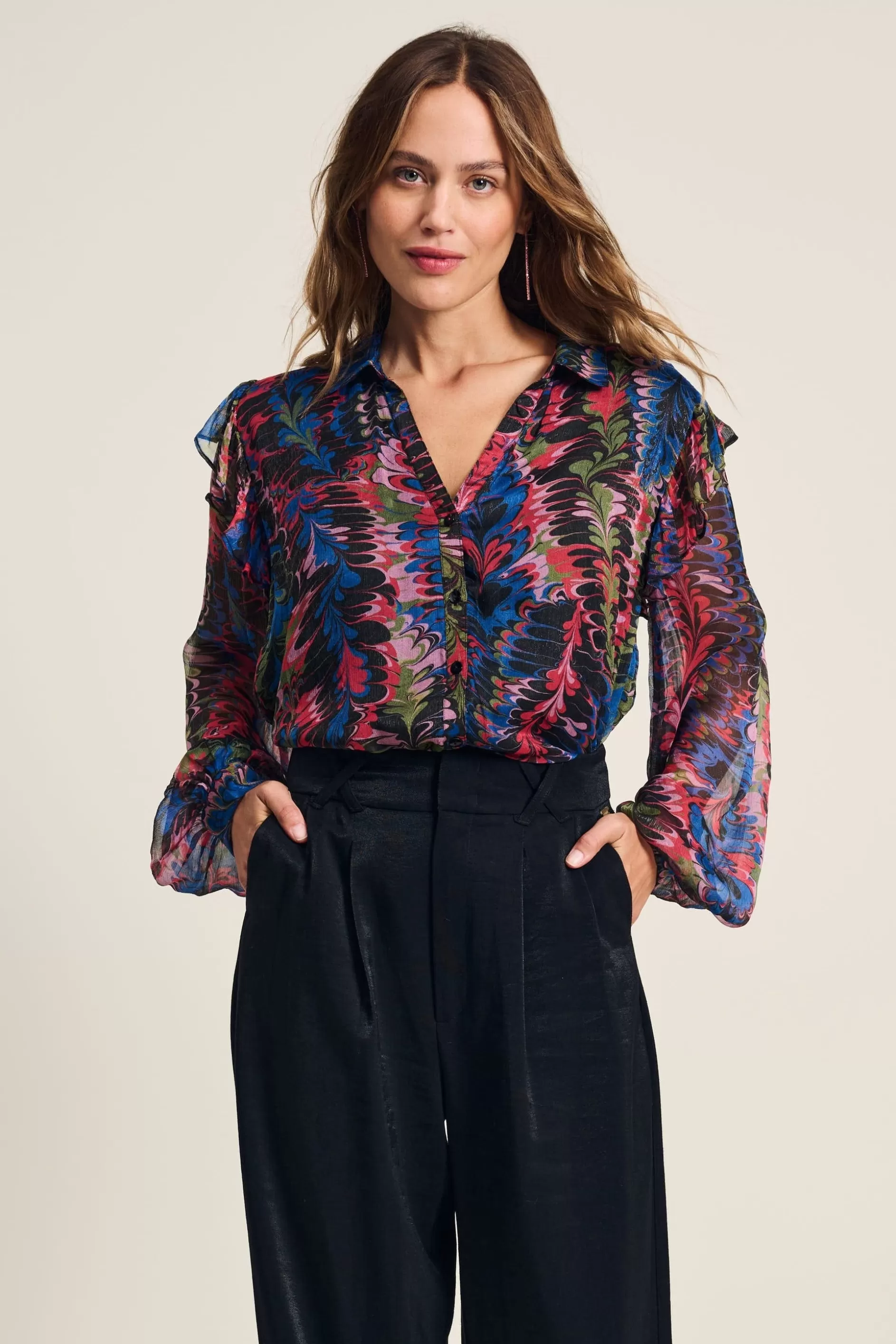 POM Amsterdam BLOUSE Animal Paradise | Blouses