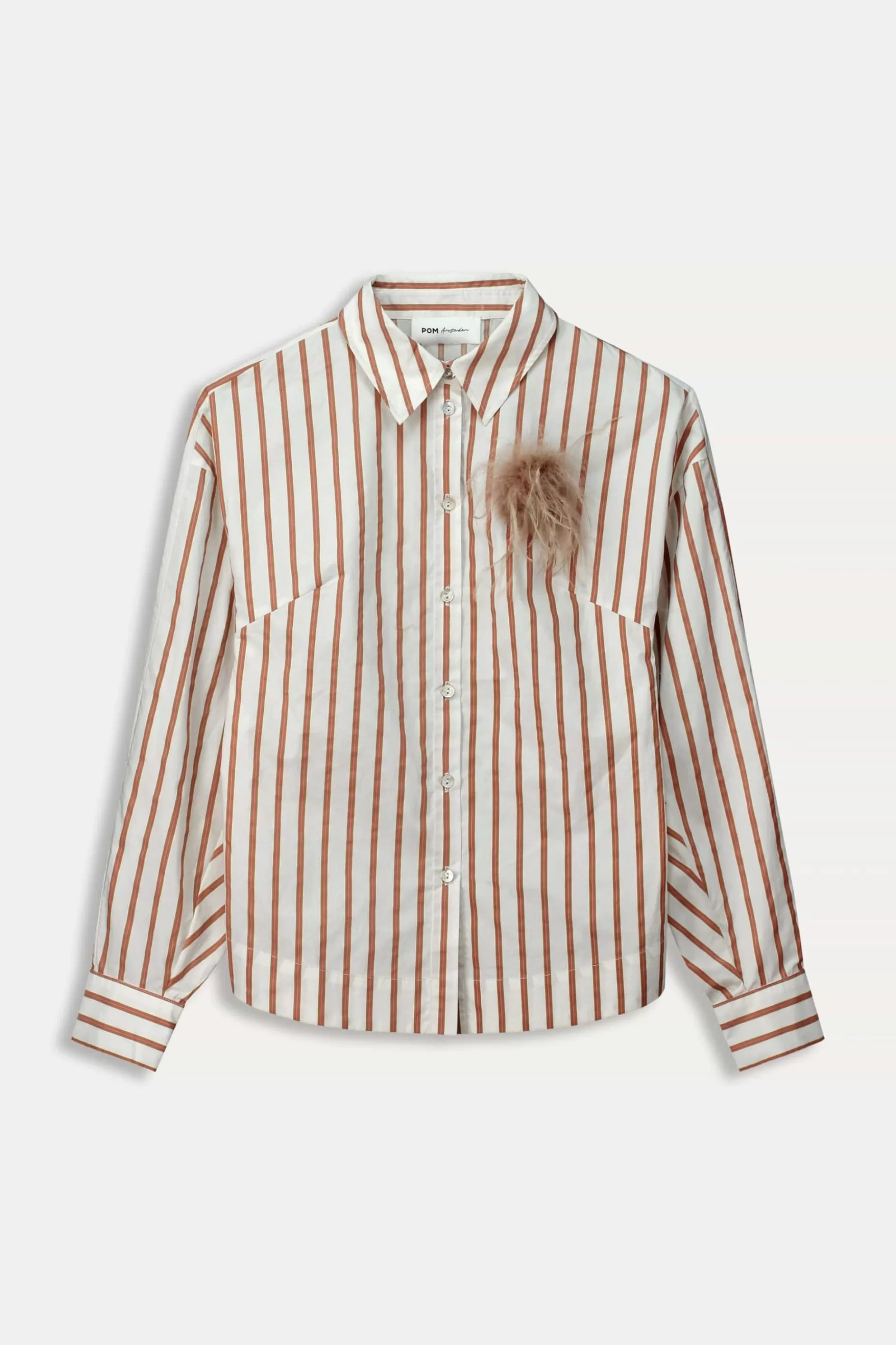 POM Amsterdam BLOUSE Striped Poplin | Blouses