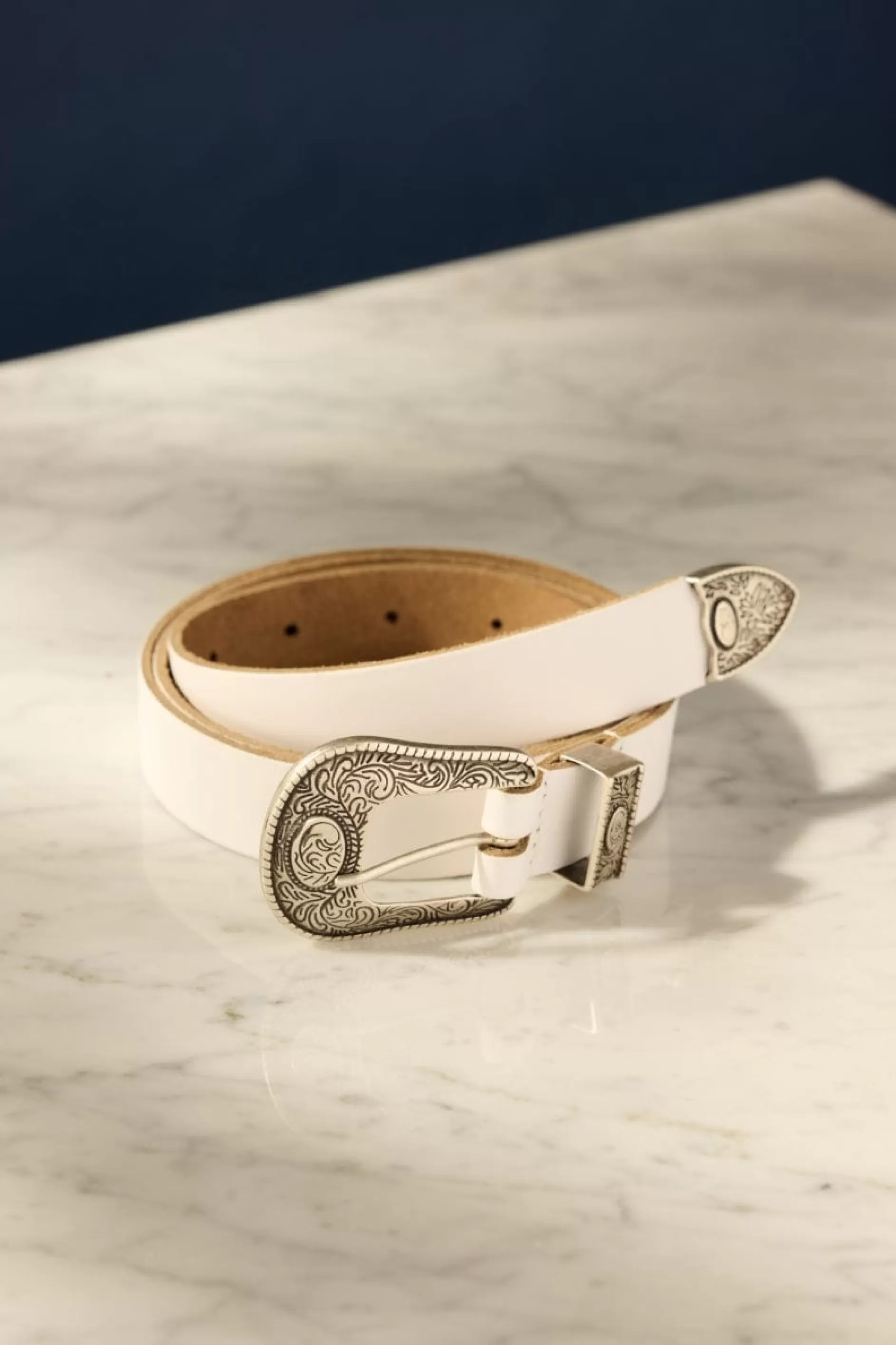 POM Amsterdam RIEM Billie Leather White | Riemen