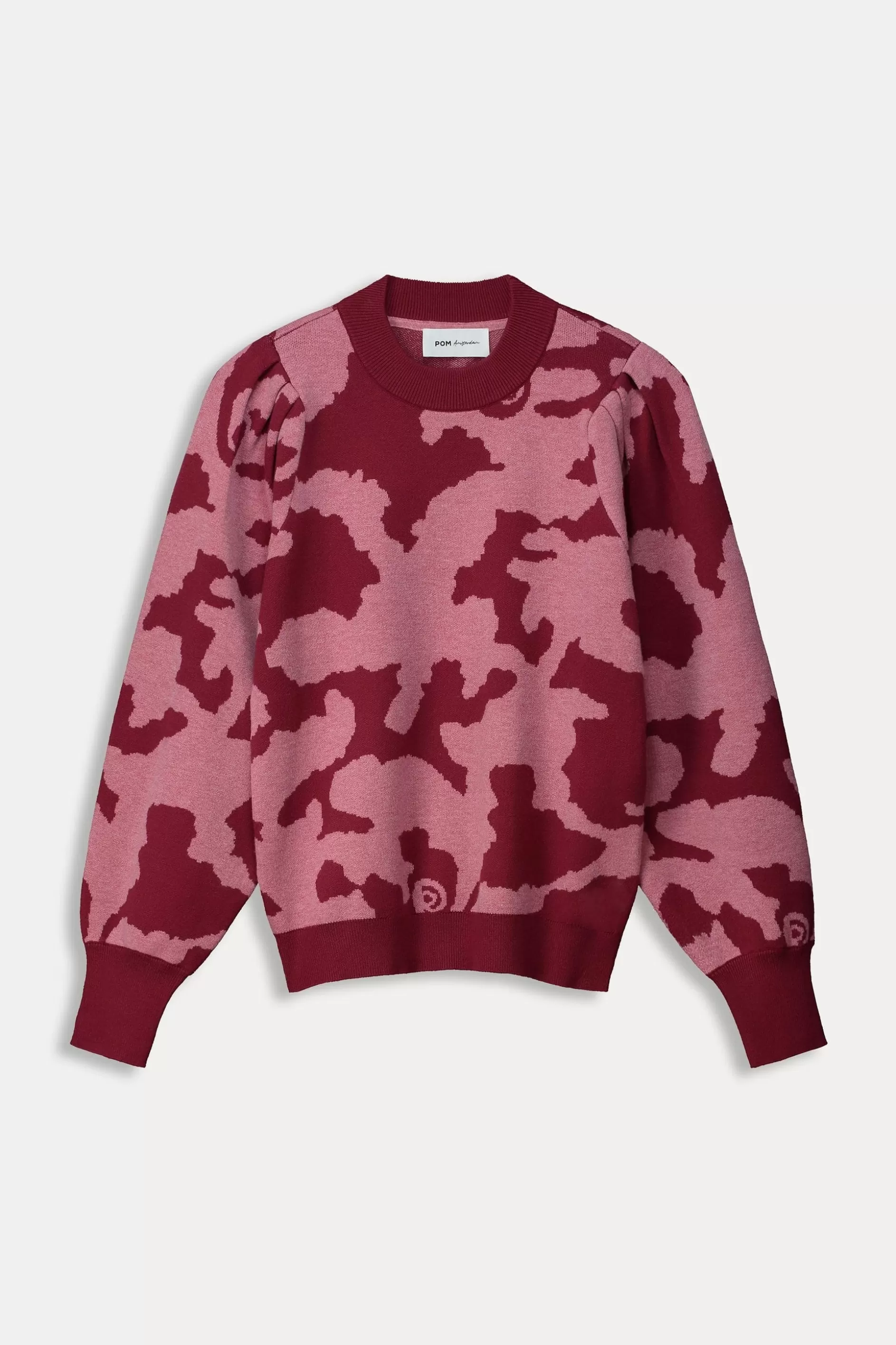 POM Amsterdam TRUI Camo Red | Truien & Vesten